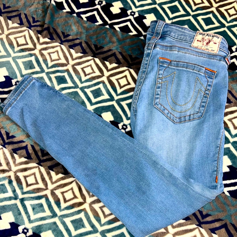 True Religion Jennie curvy mid rise skinny
